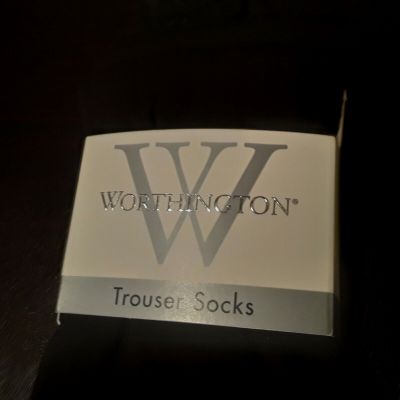 Worthington 3 Pair Pack Trouser Socks Brown Shoe Size  6-11